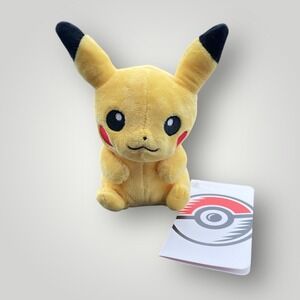 Pokemon Center‎ Plush Pikachu Sitting Cuties Series 5.5" 2021 NWT